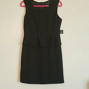 New Forever 21 Black Peplum style dress